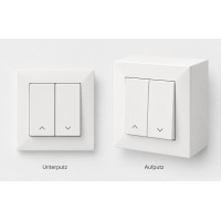 Ventilation push button double rocker switch flush-mounted/surface-mounted Ventilation push button double rocker switch flush-mounted/surface-mounted