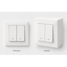 Pulsante di ventilazione doppio interruttore a bilanciere da incasso/esterno