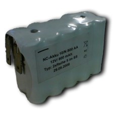 NiCd-Akku 12V, 800 mAh, Schrumpfschlauch