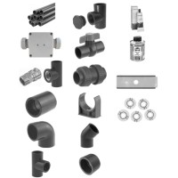 Set tubazioni RAS 20 m PVC (511048)