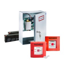 Set SHEV Aumüller EMB7300 2,5 A incl. due pulsanti rossi