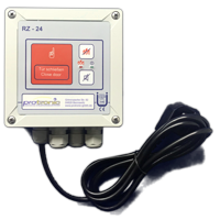Feststellanlagen-Zentrale RZ-24 neutro, con pulsante manuale, adattatore, cavo da 230V