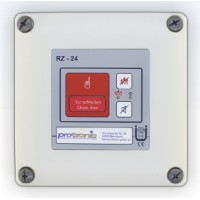 Feststellanlagen-Zentrale RZ-24 con tasto di attivazione manuale integrato